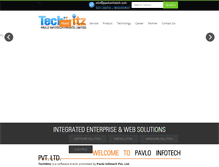 Tablet Screenshot of pavloinfotech.com